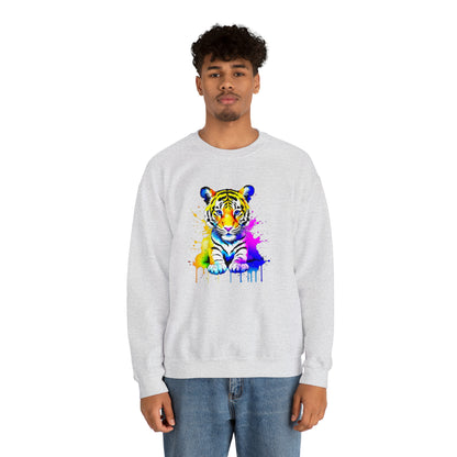 Vibrant Tiger Unisex Sweatshirt