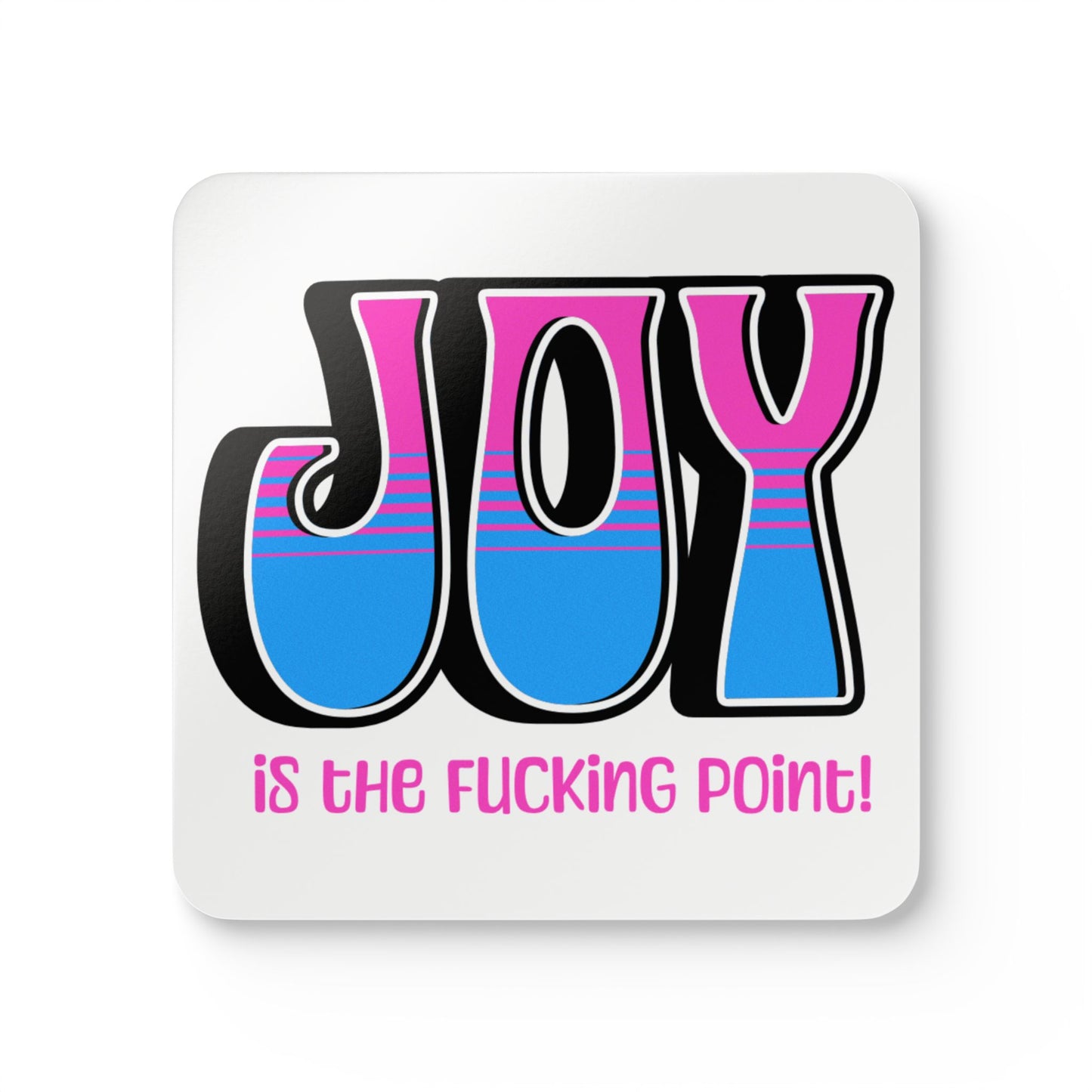 Black Pink Blue Joy Coaster Set