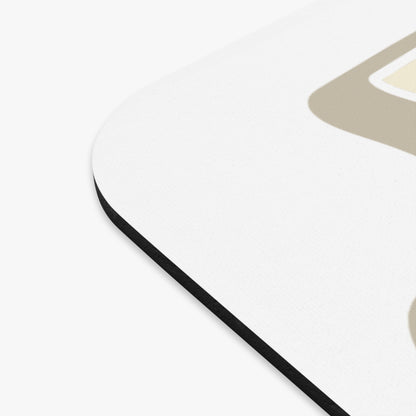Tan Blue Joy Mouse Pad