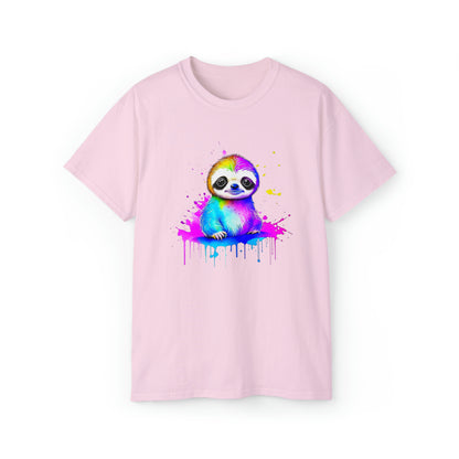 Vibrant Sloth Unisex Ultra Cotton Tee