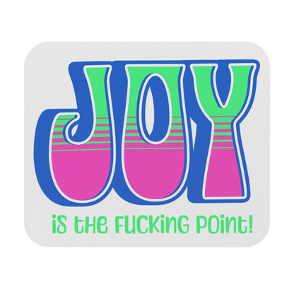 Blue Pink Green Joy Mouse Pad