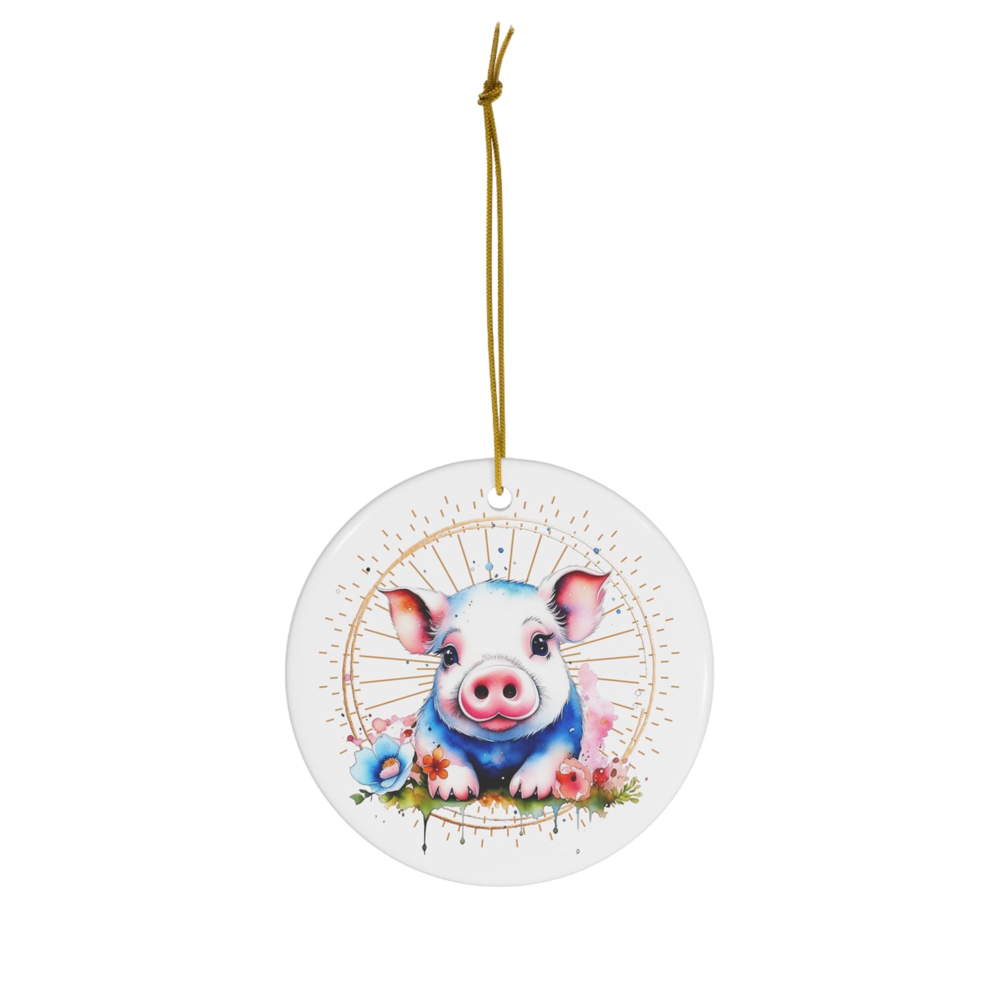 Pig Ceramic Ornament