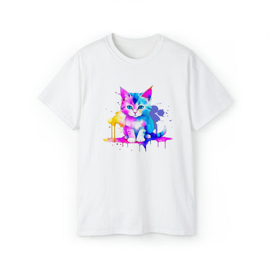 Vibrant Kitten Unisex Ultra Cotton Tee