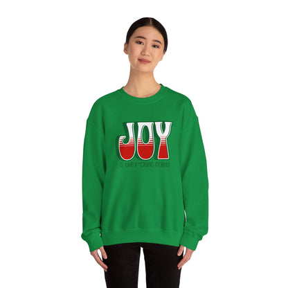 Joy (green holiday) Unisex Sweatshirt