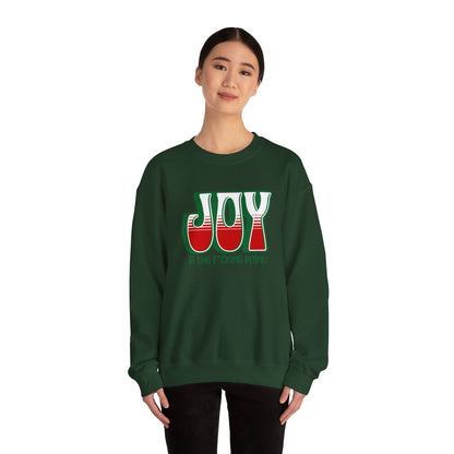 Joy (green holiday) Unisex Sweatshirt