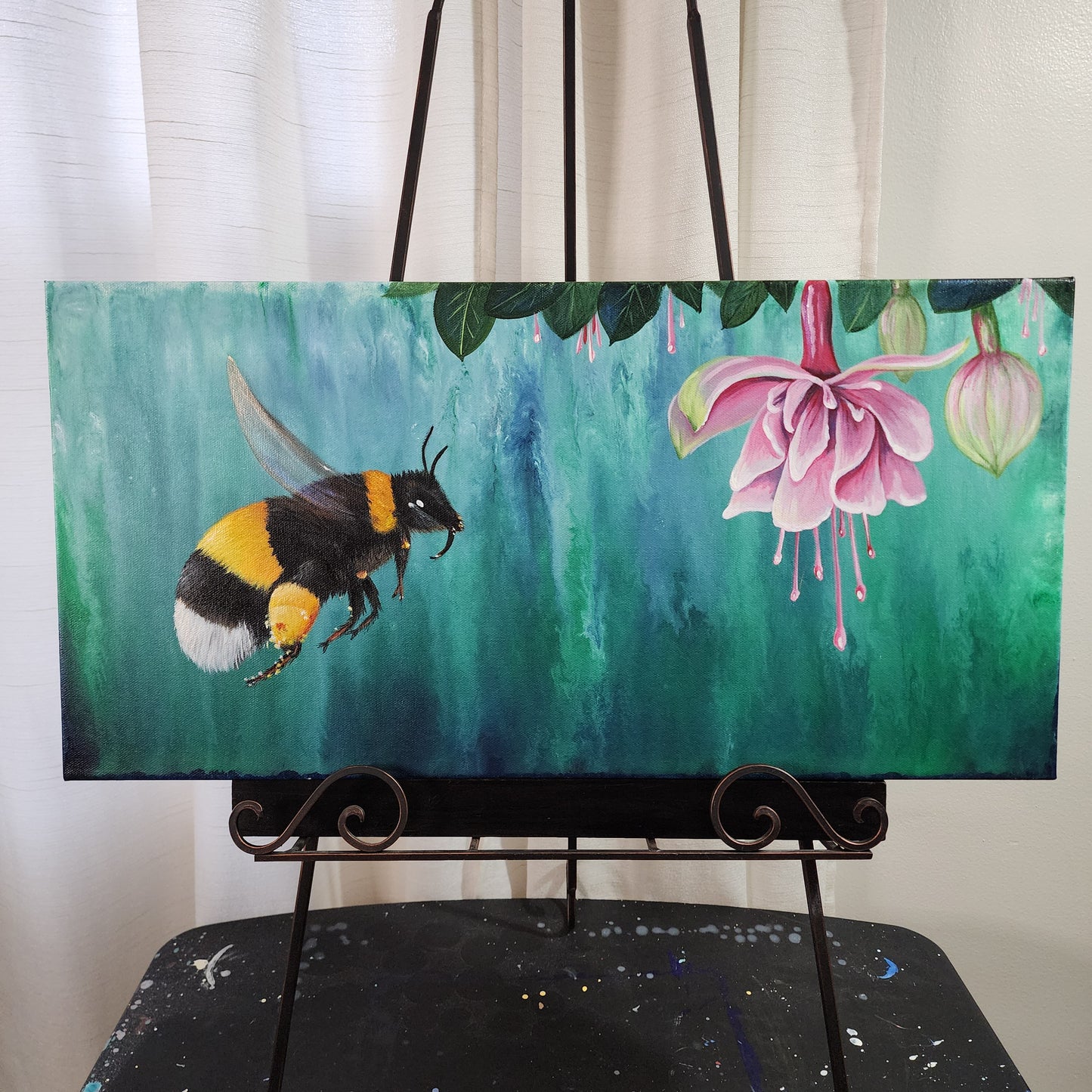 Beauty and the Bee Original Art