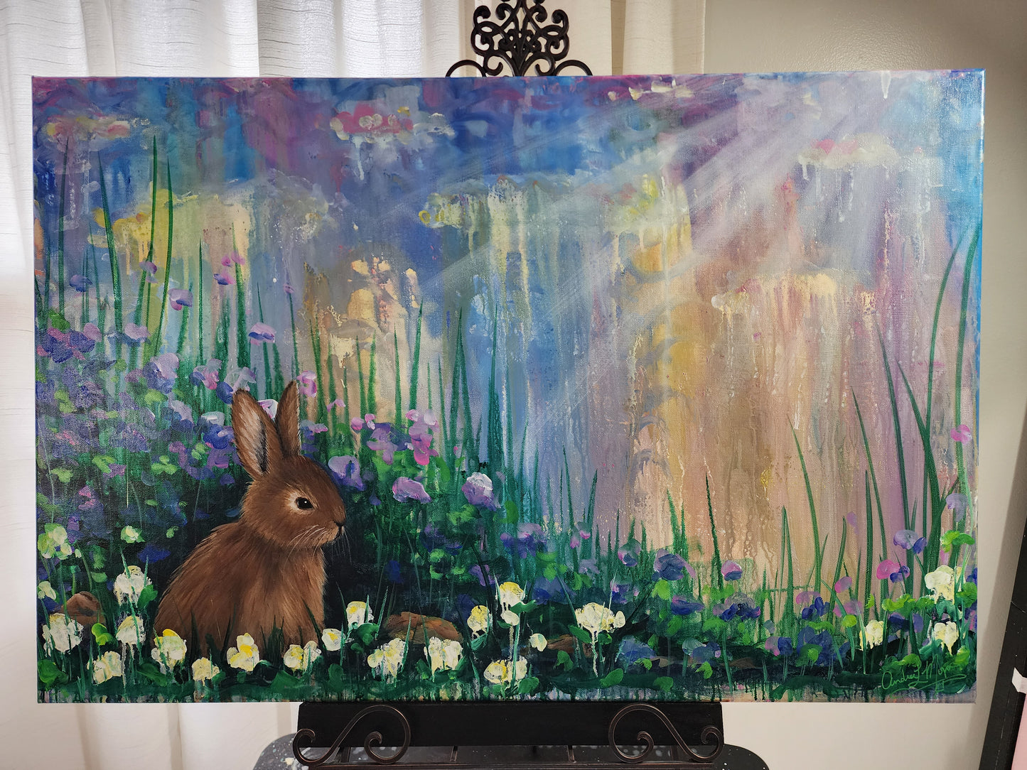 Rise and Shine (Bunny) Original Art