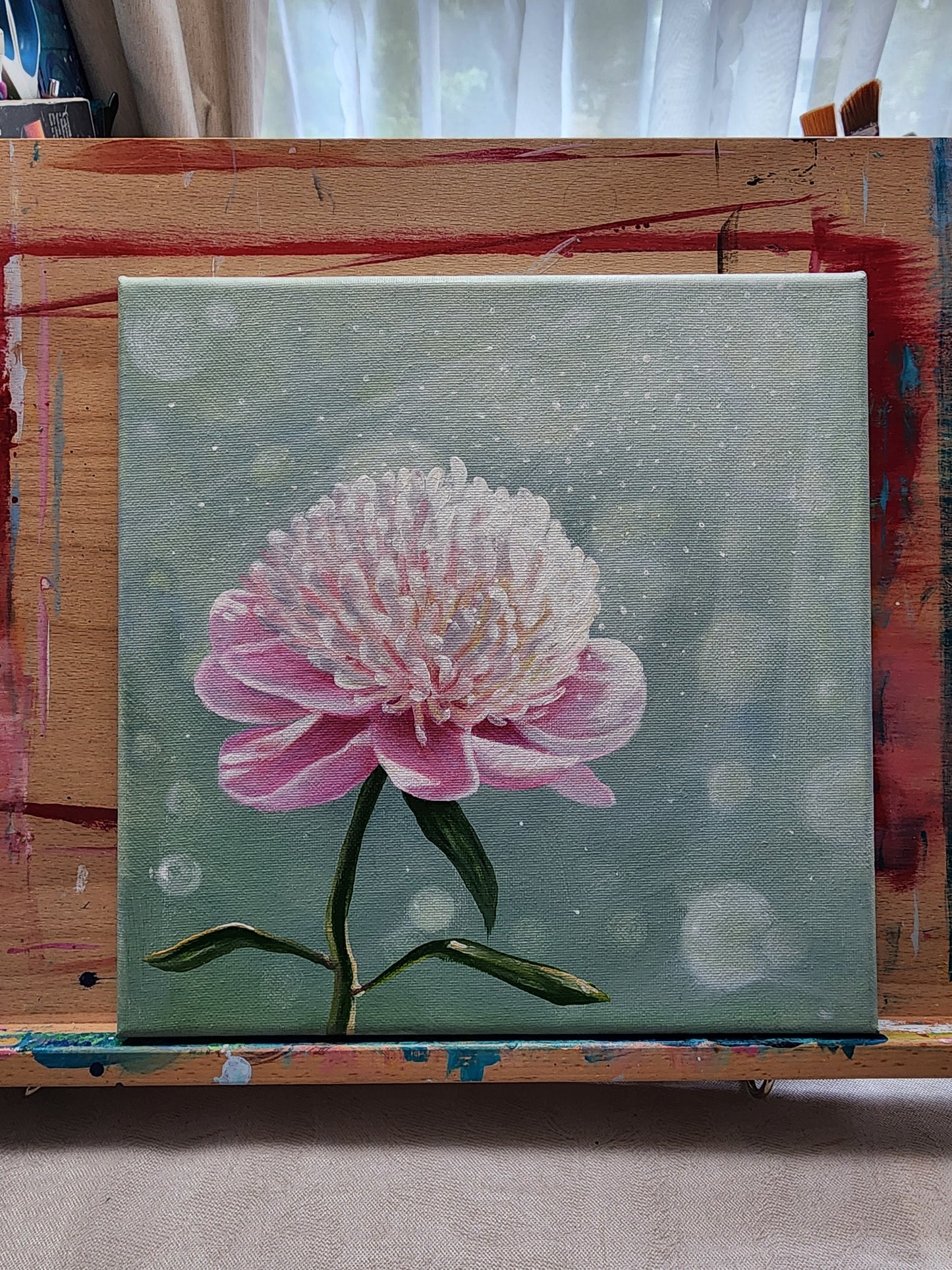 Peony Study 1 Original Art