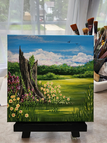 Guardian of Blossoms Original Art