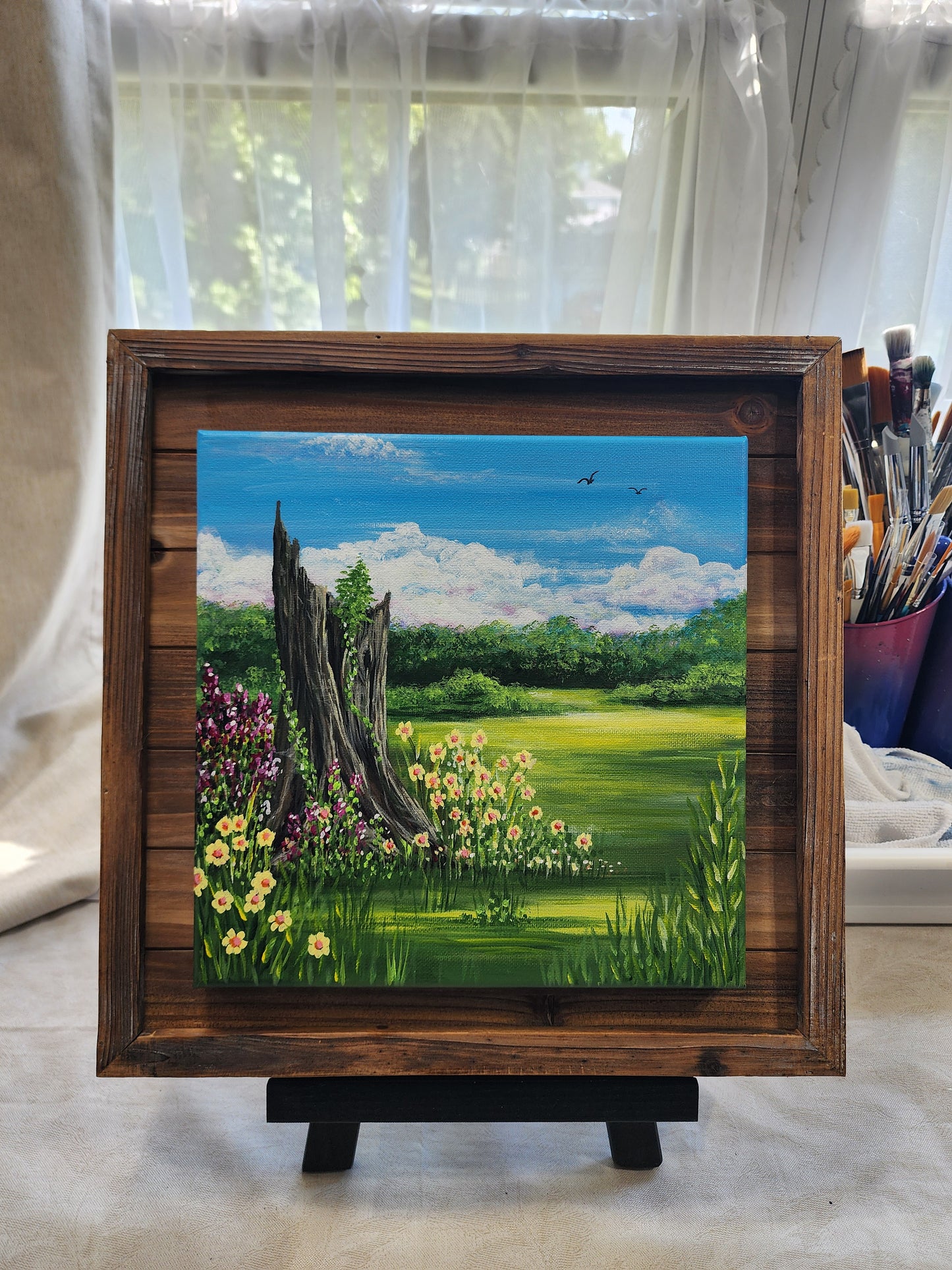 Guardian of Blossoms Original Art