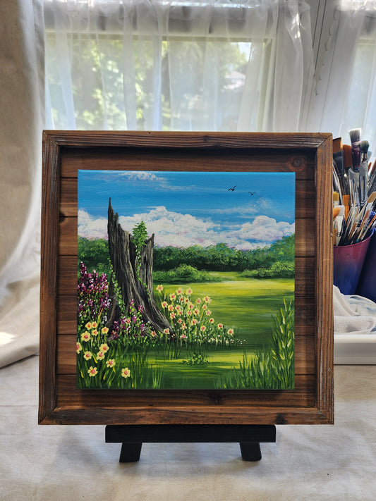 Guardian of Blossoms Original Art