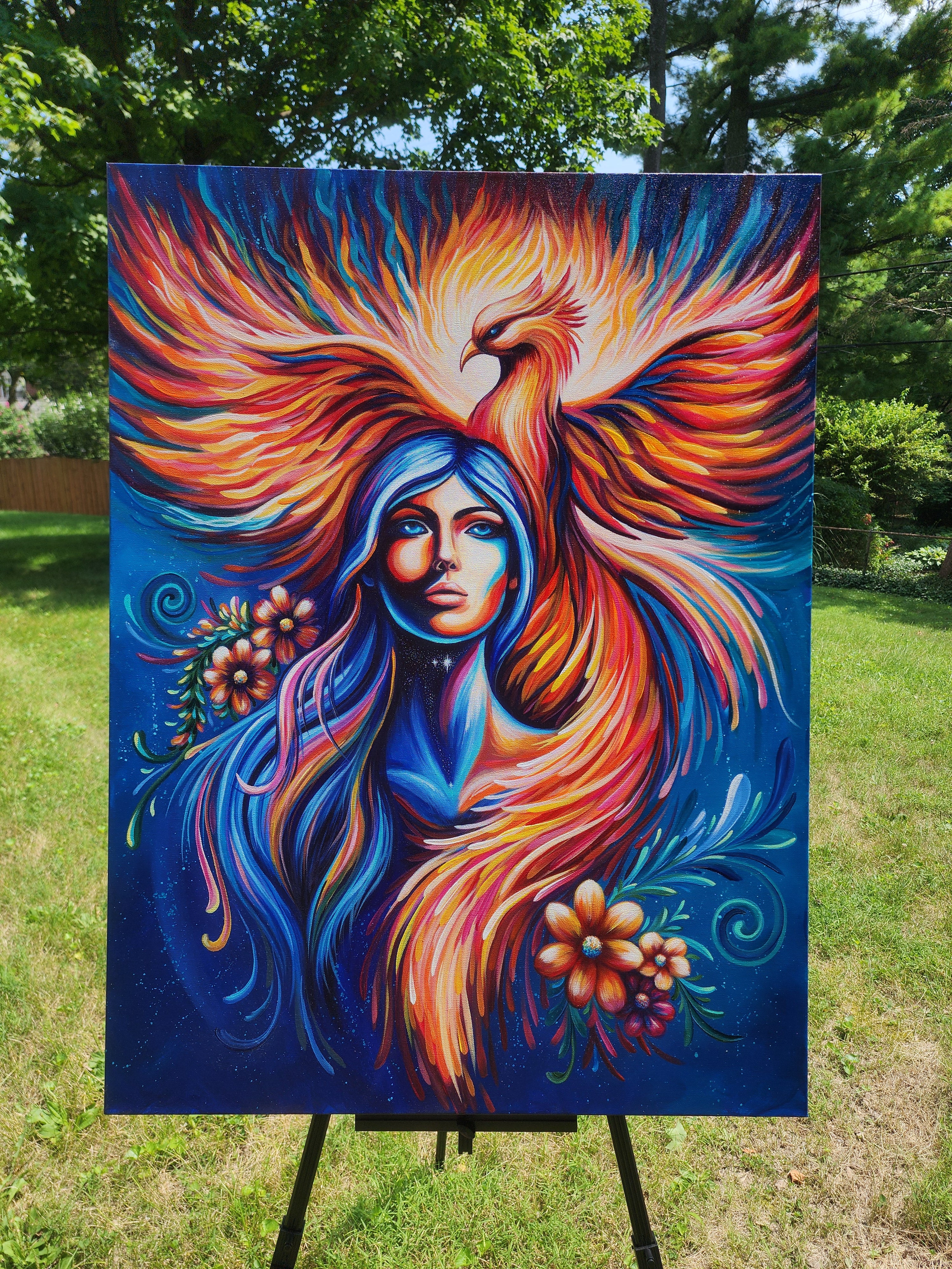 アンドレ・マルガ　アールデコ　油彩『ふくろう』André Margat Rise Original Art – Andrea Morgan - Art and Soul