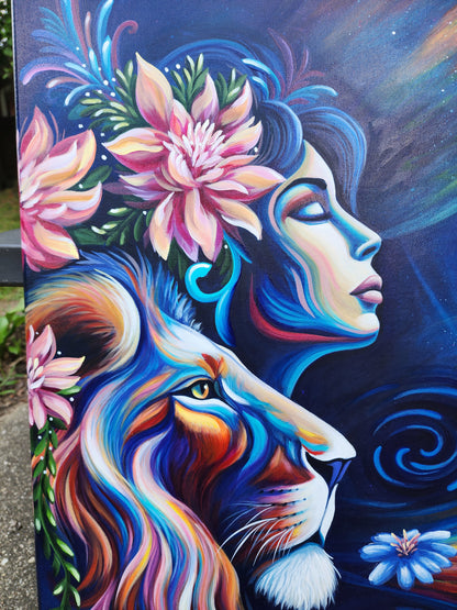 Gathering Might Original Art