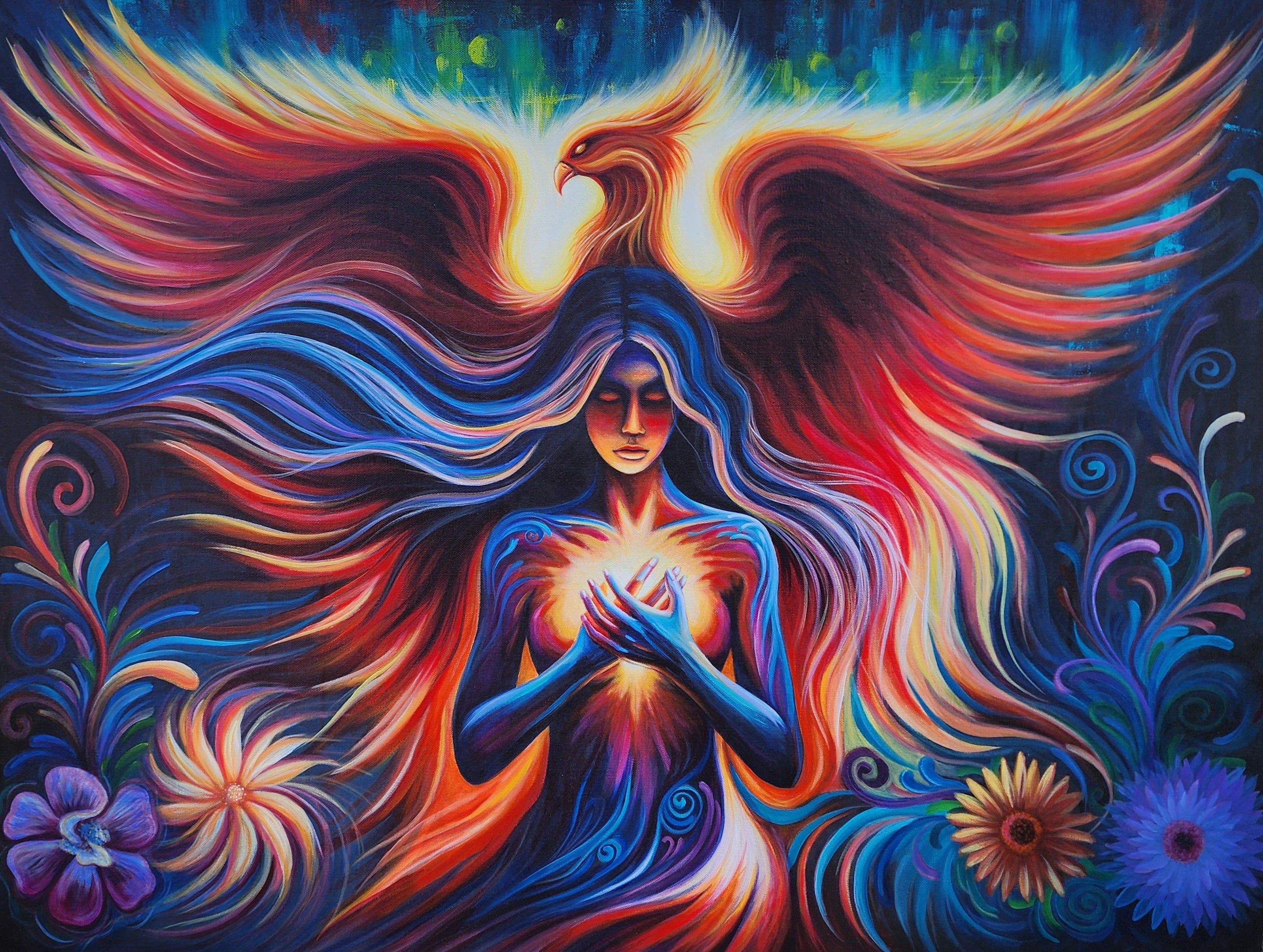 New! The Power Within Original Art – Andrea Morgan - Art and Soul