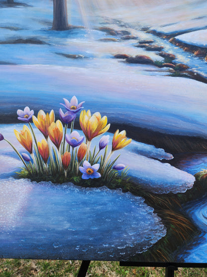New! Spring Thaw Original Art