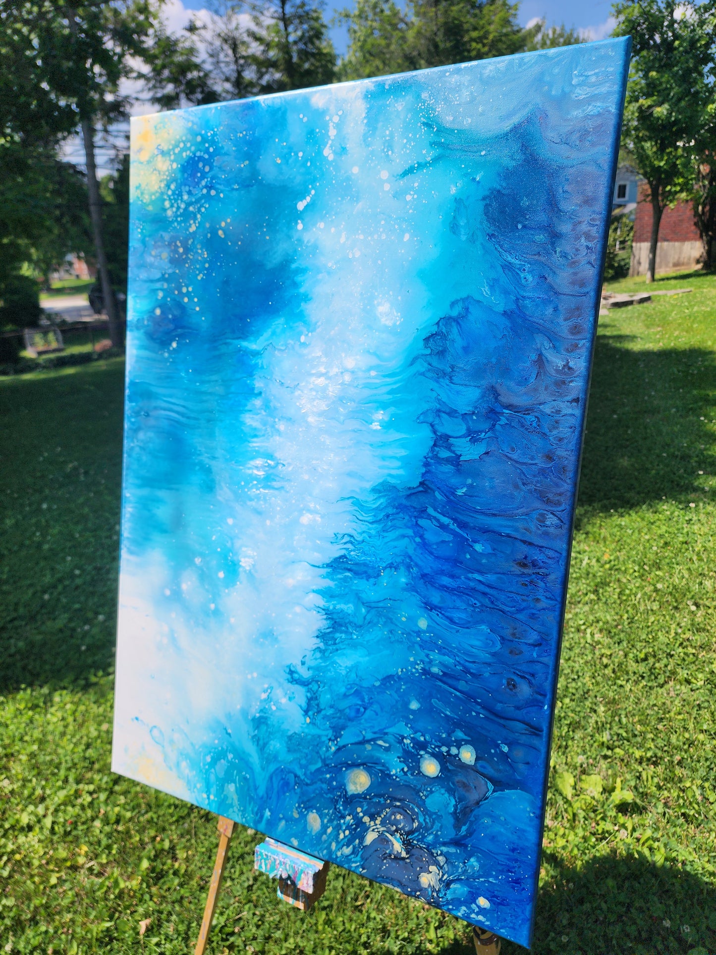 Fractured Blue