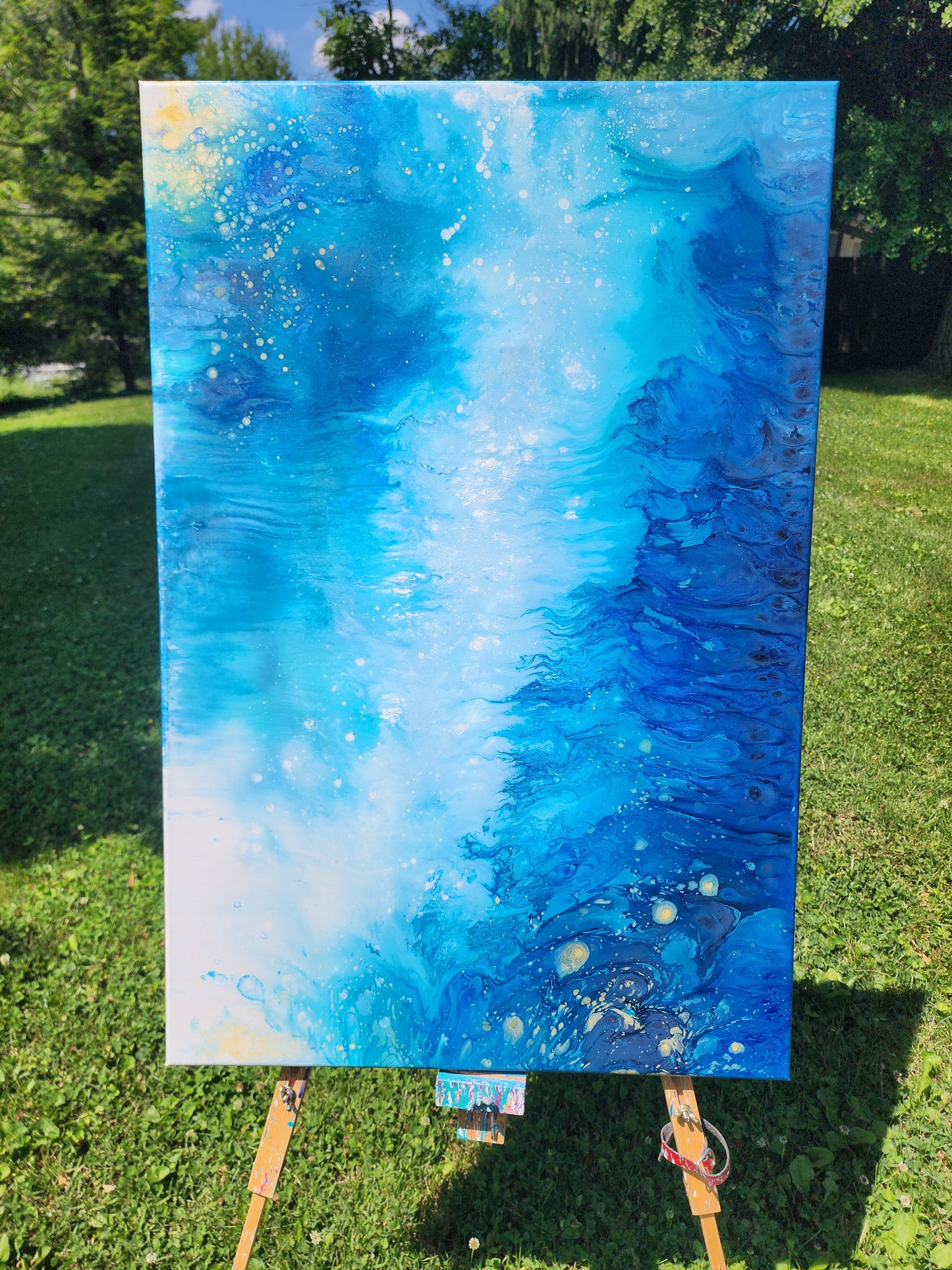 Fractured Blue