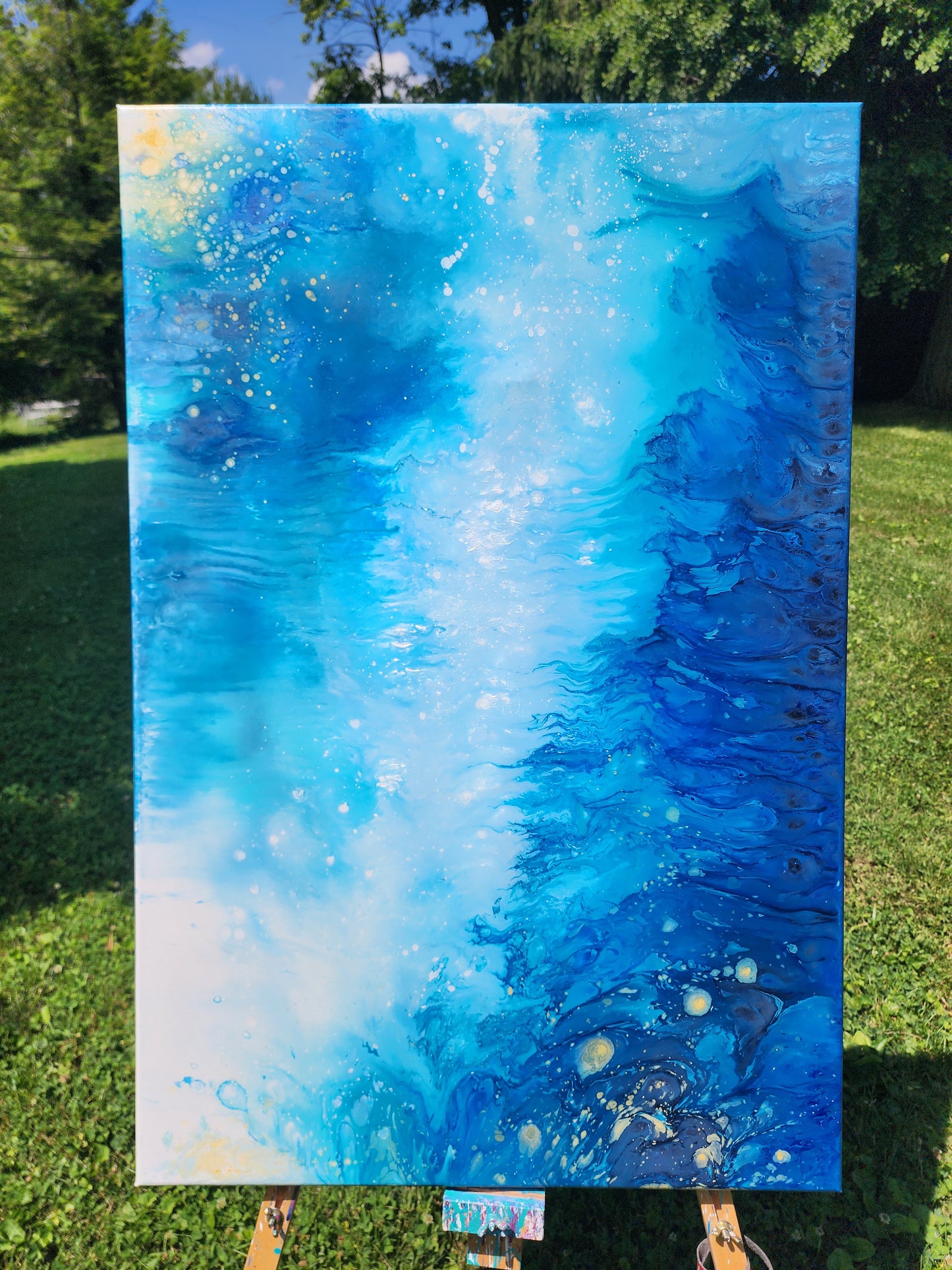 Fractured Blue