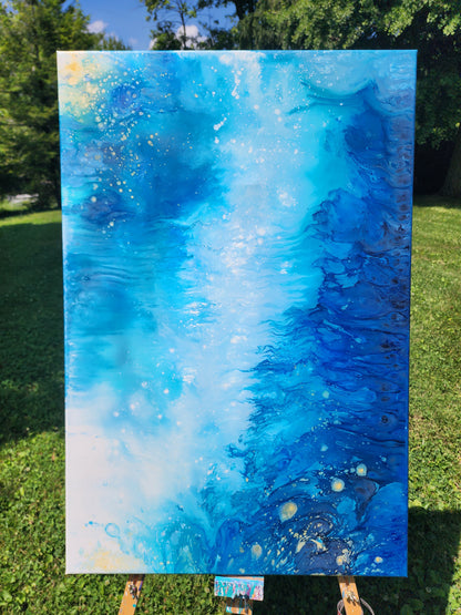 Fractured Blue