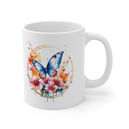 Golden Butterfly 2 Ceramic Mug 11oz