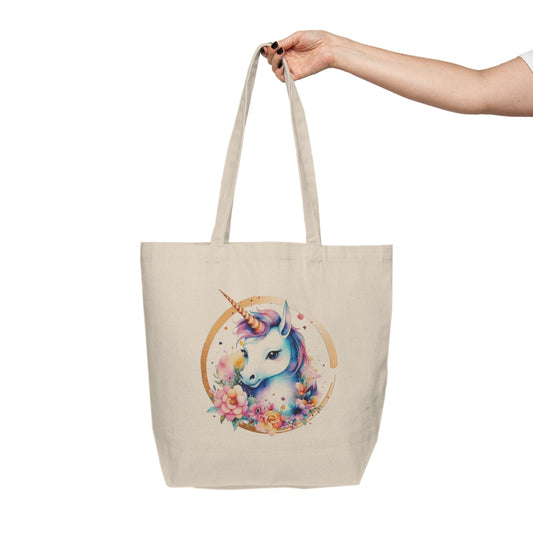 Unicorn Canvas Shopping Bag