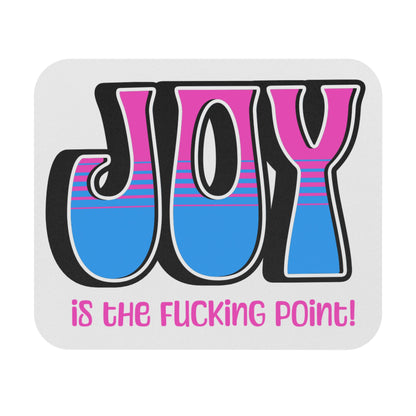 Black Pink Blue Joy Mouse Pad