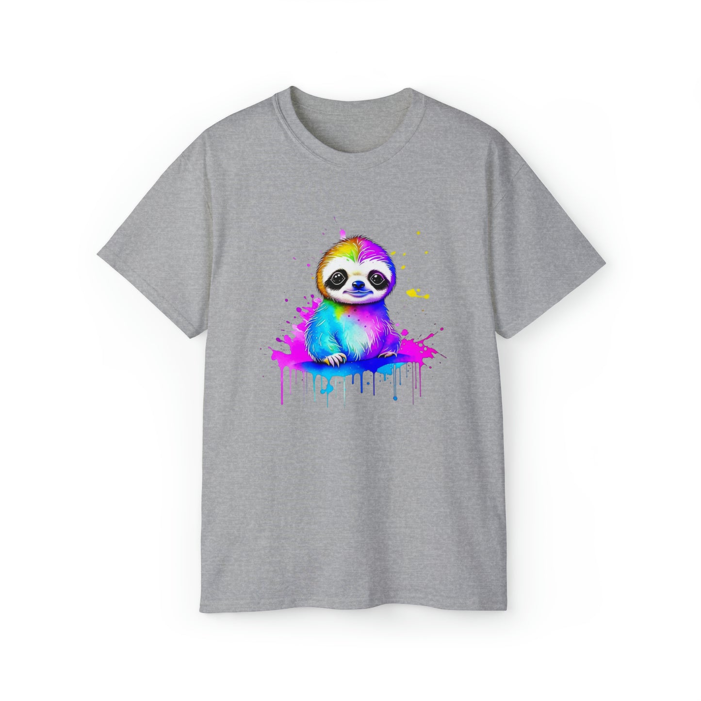 Vibrant Sloth Unisex Ultra Cotton Tee