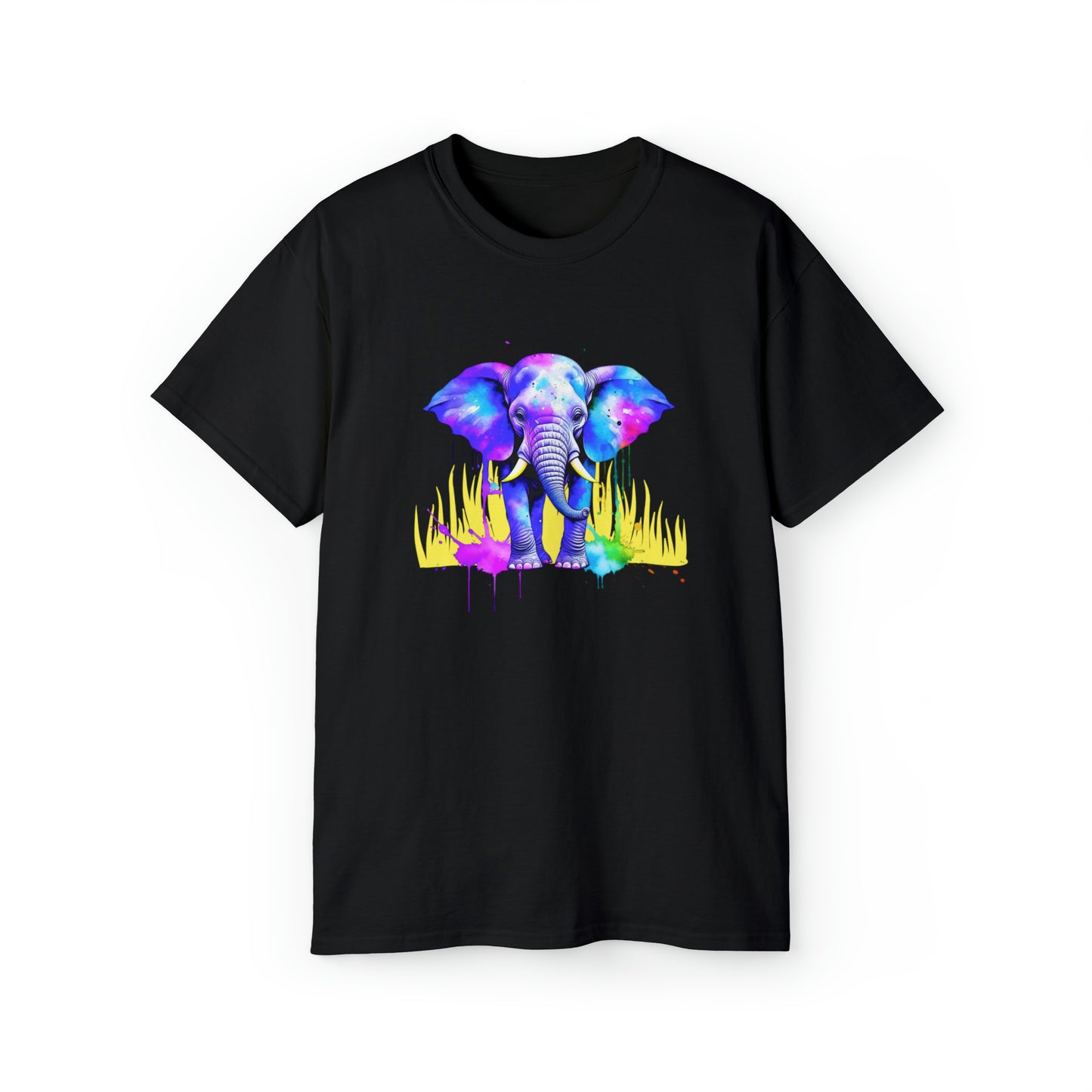 Vibrant Elephant Unisex Ultra Cotton Tee