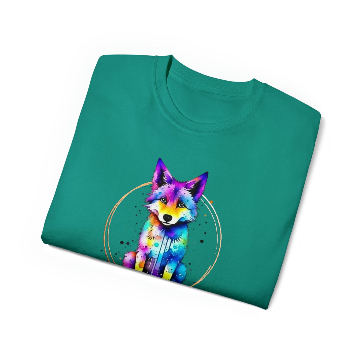 Vibrant Wolf Unisex Ultra Cotton Tee