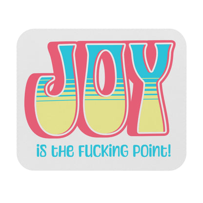 Salmon Blue Yellow Joy Mouse Pad