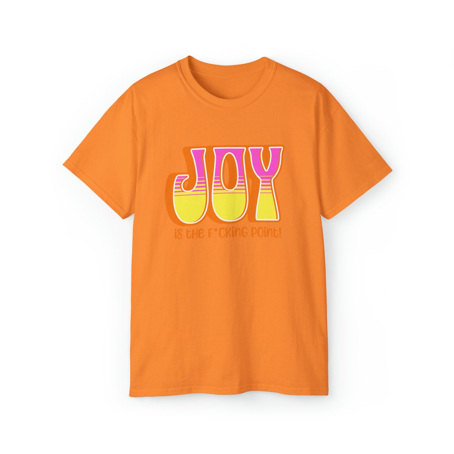 JOY (orange pink yellow)  Unisex Ultra Cotton Tee