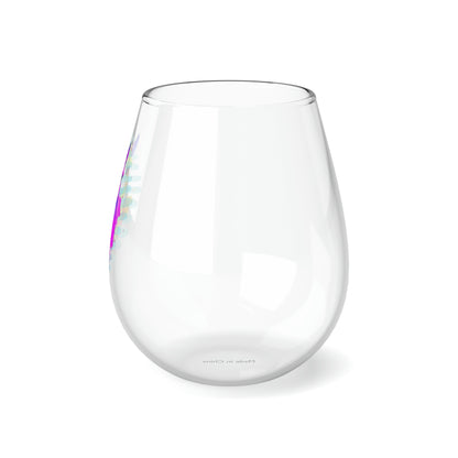 Vibrant Alpaca Stemless Wine Glass, 11.75oz