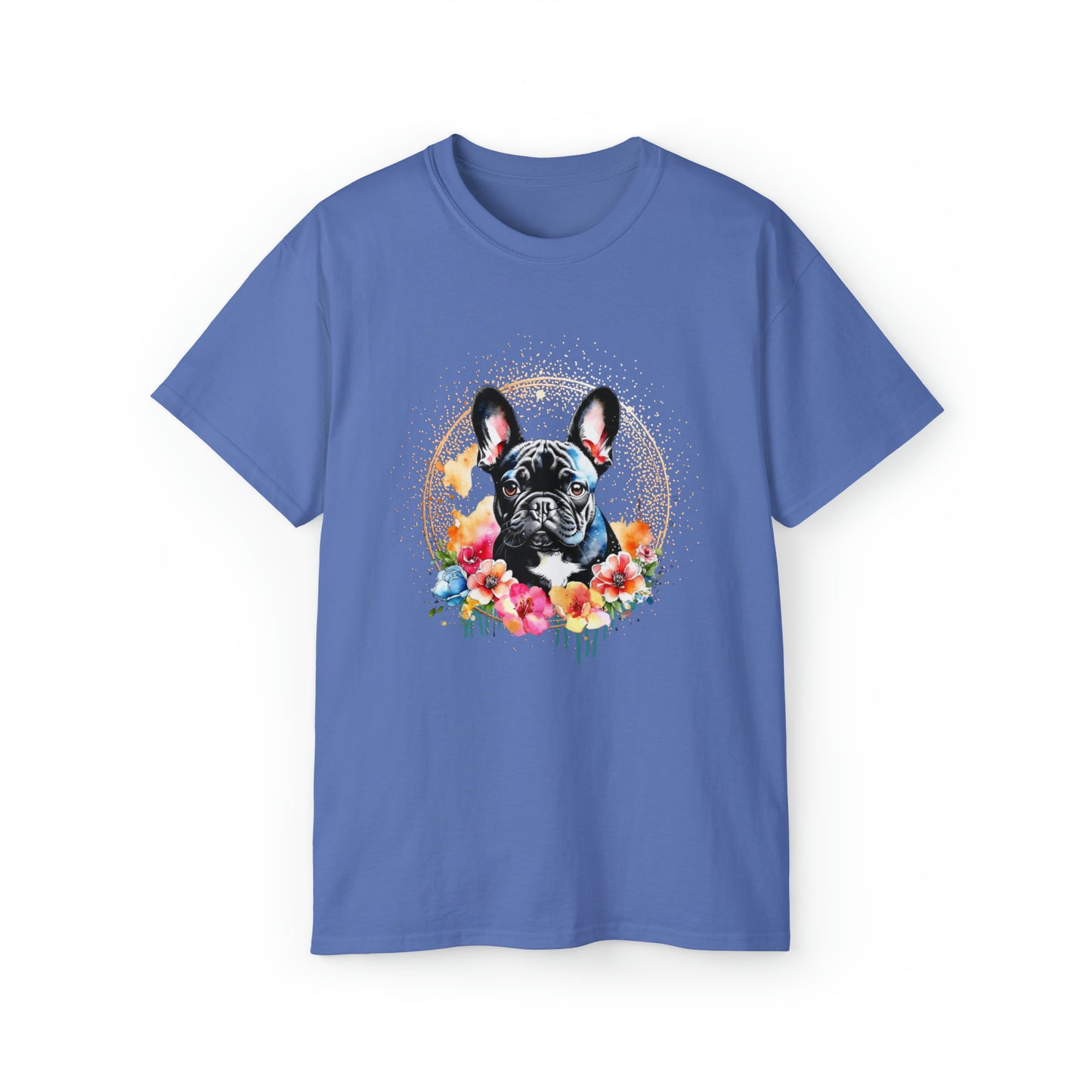 Black Frenchie Unisex Ultra Cotton Tee