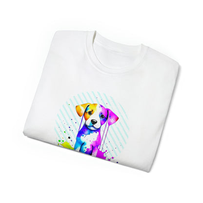 Vibrant Puppy Unisex Ultra Cotton Tee