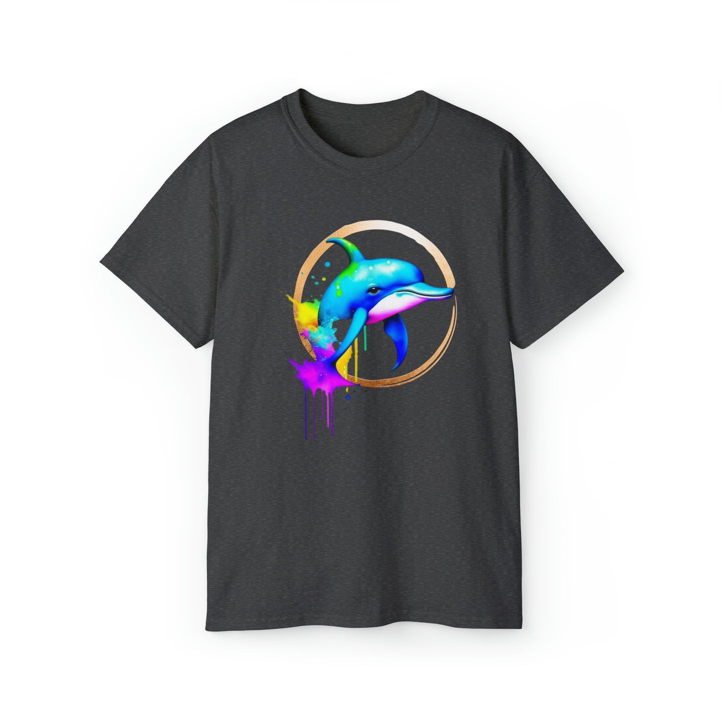 Vibrant Dolphin Unisex Ultra Cotton Tee