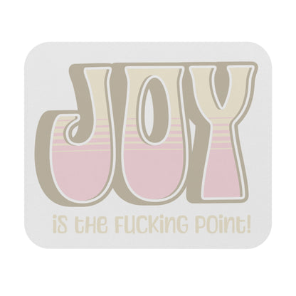 Tan Pink Joy Mouse Pad