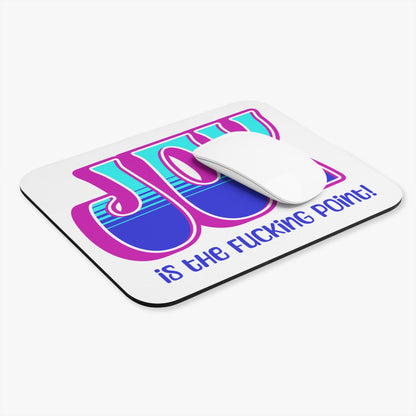 Pink Blue Teal Joy Mouse Pad