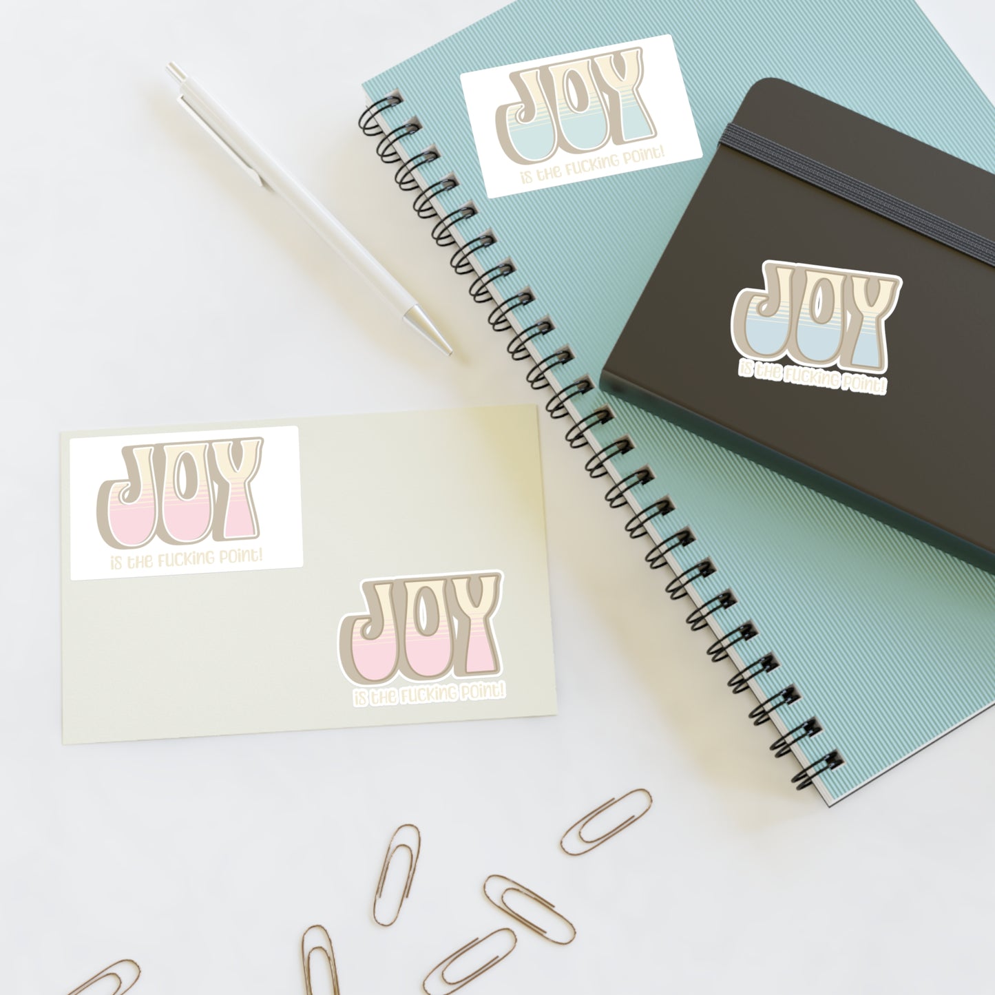 Tan Joy Sticker Sheets