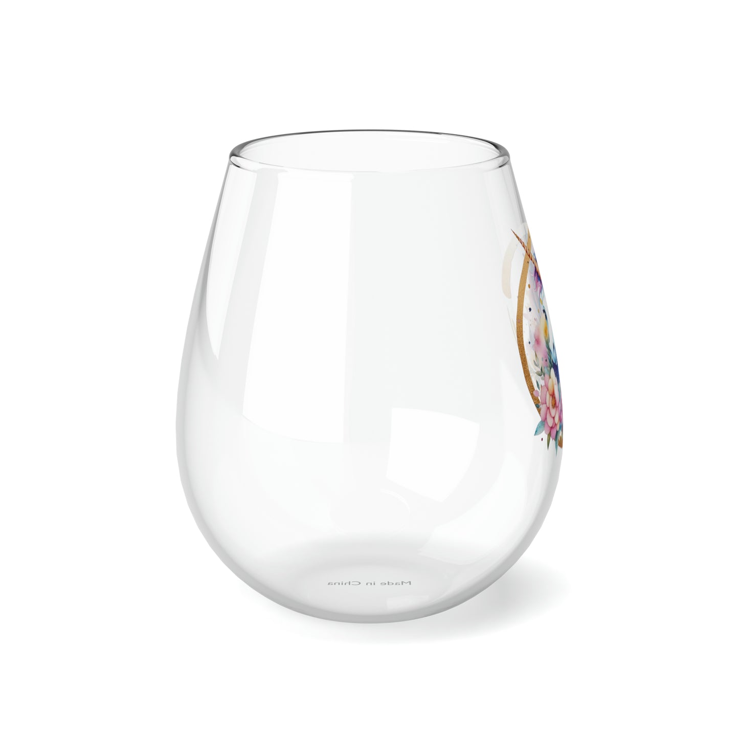 Unicorn Stemless Wine Glass, 11.75oz