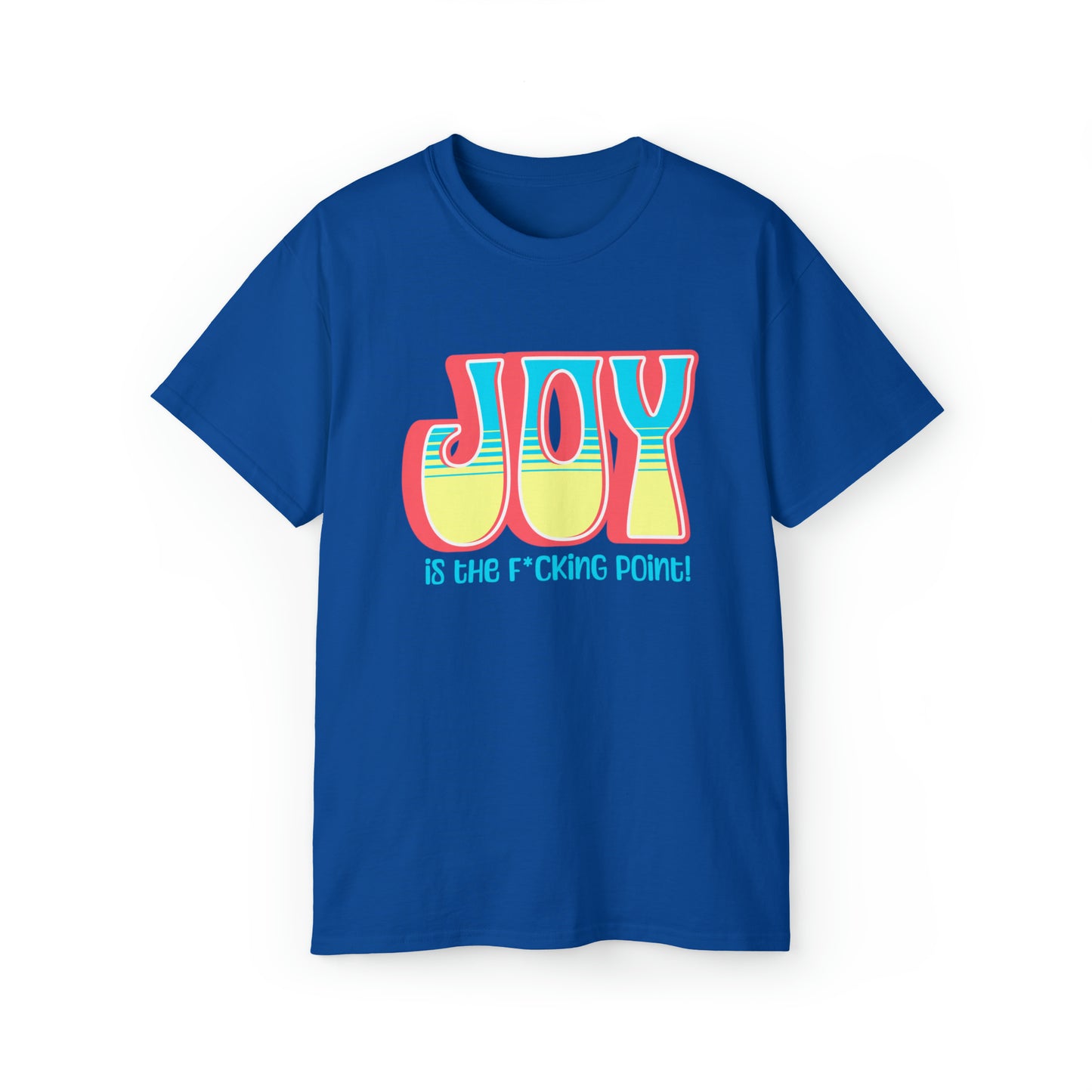 JOY (salmon blue yellow)  Unisex Ultra Cotton Tee