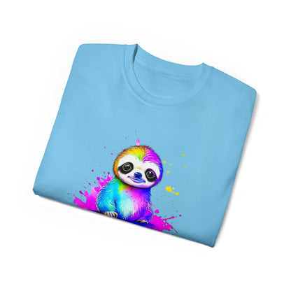 Vibrant Sloth Unisex Ultra Cotton Tee