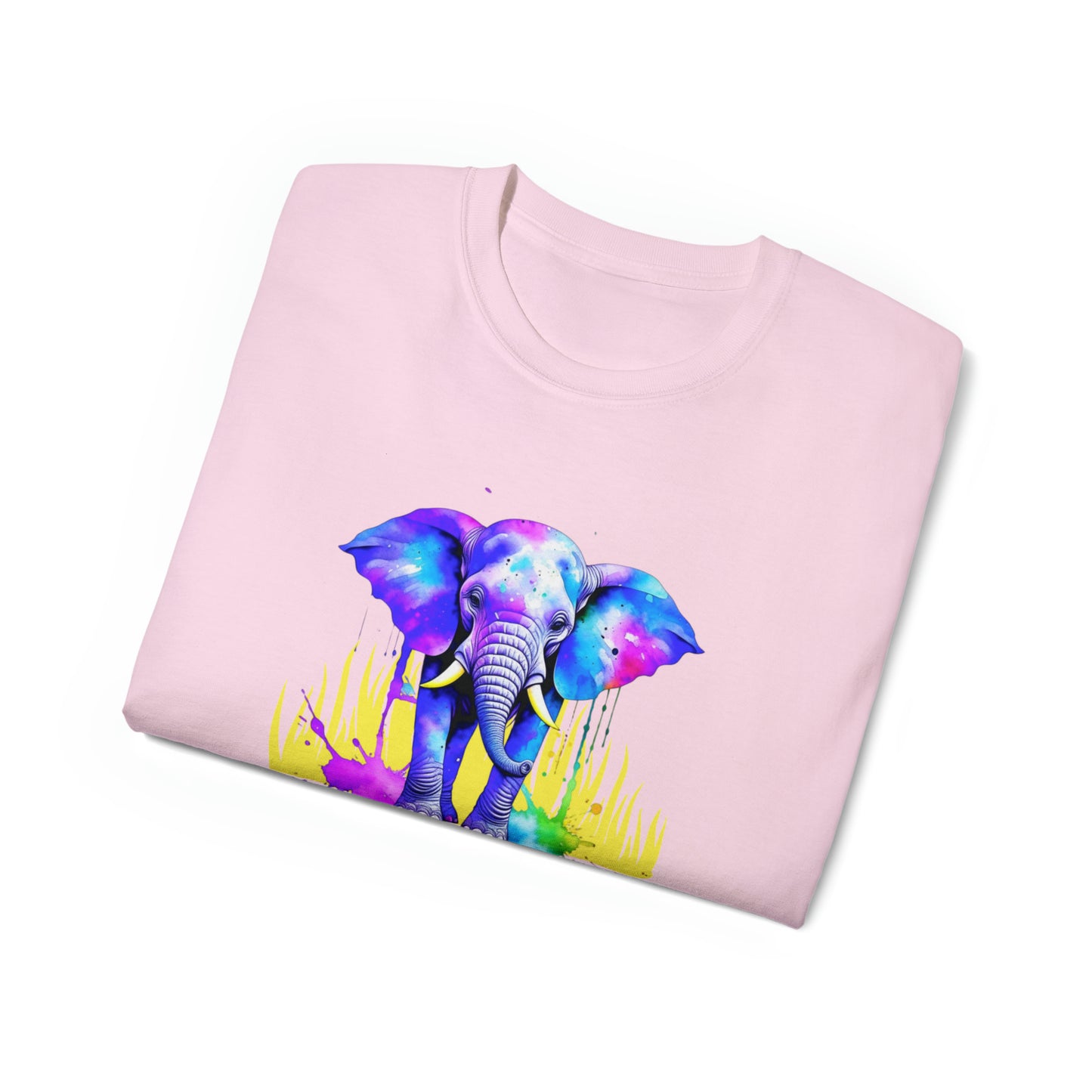 Vibrant Elephant Unisex Ultra Cotton Tee