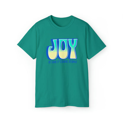 JOY (blue teal yellow)  Unisex Ultra Cotton Tee