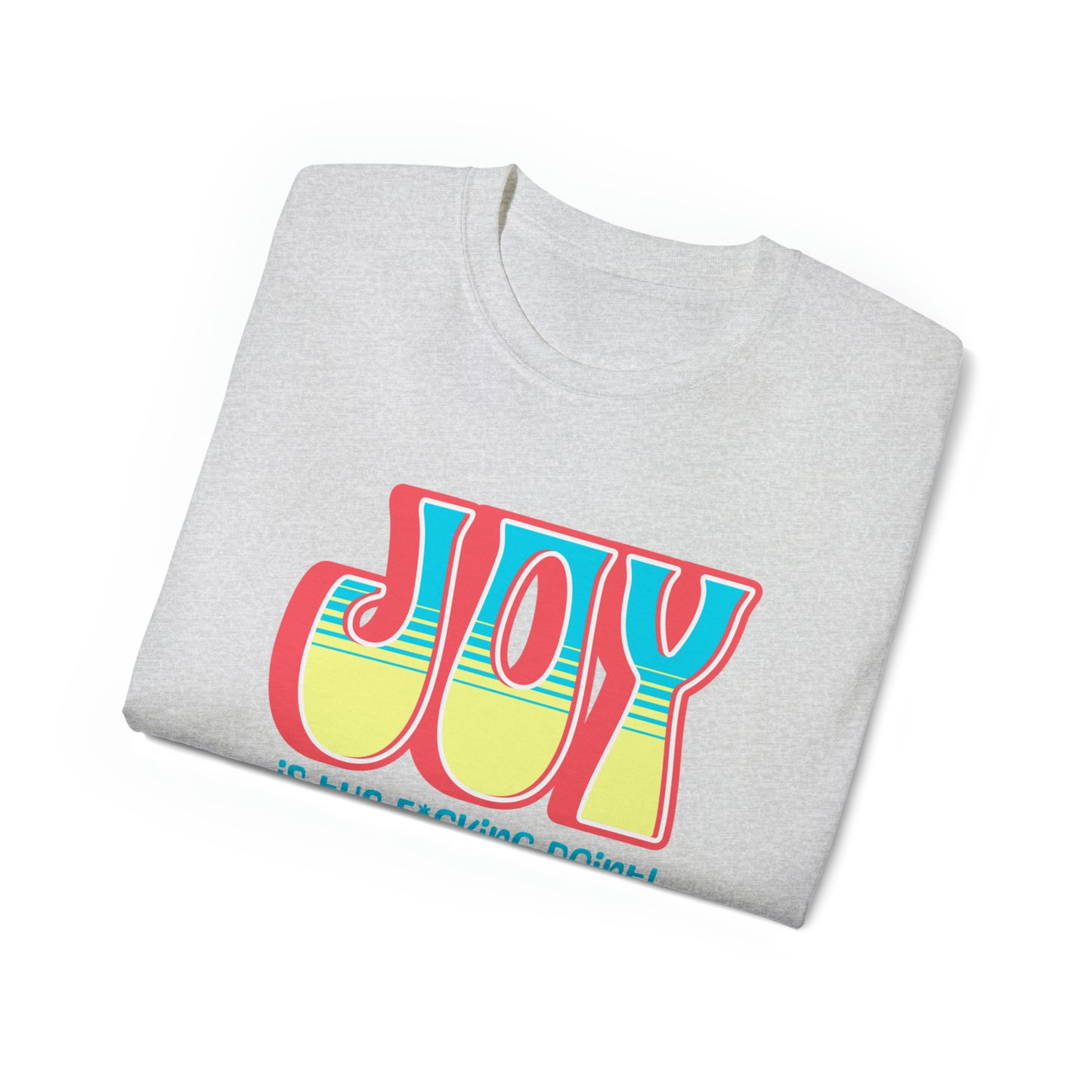 JOY (salmon blue yellow)  Unisex Ultra Cotton Tee