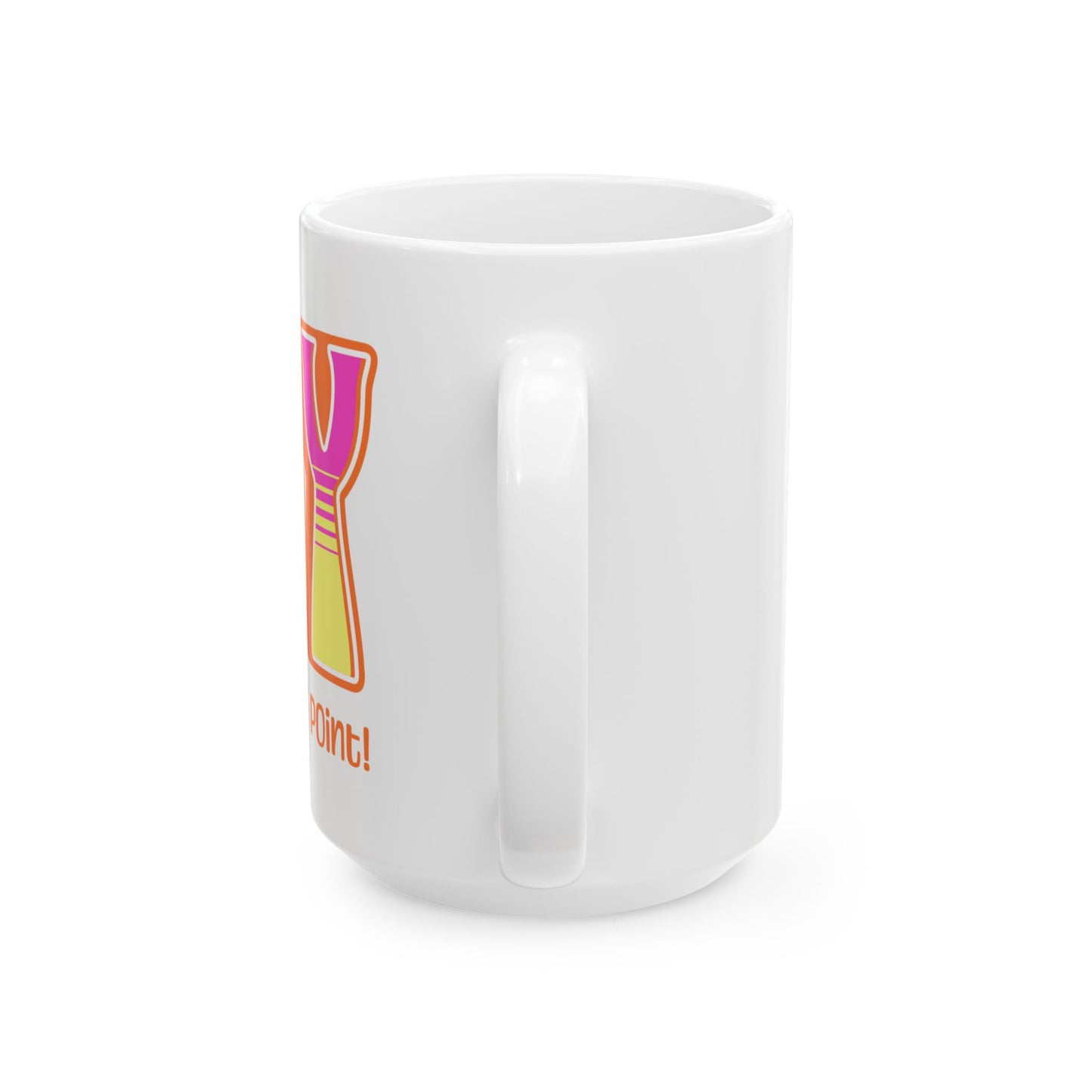 Orange Pink Yellow Joy Ceramic Mug, (11oz, 15oz)