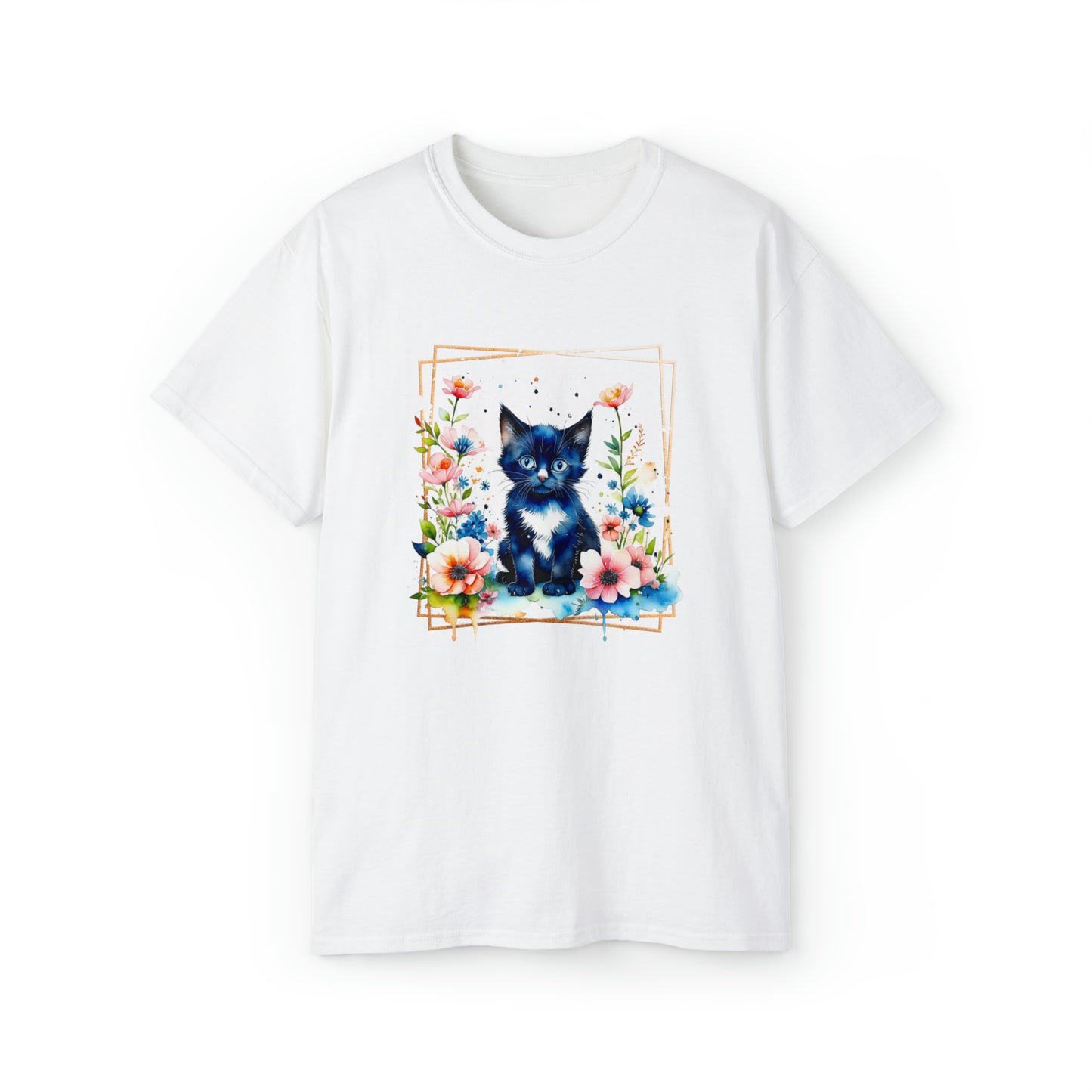 Black Kitten Unisex Ultra Cotton Tee