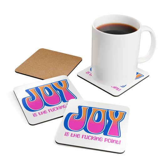 Blue Pink Orange Joy Coaster Set