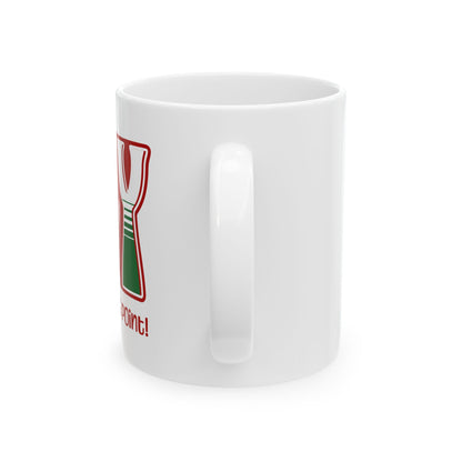 Red Holiday Joy Ceramic Mug, (11oz, 15oz)