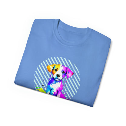 Vibrant Puppy Unisex Ultra Cotton Tee