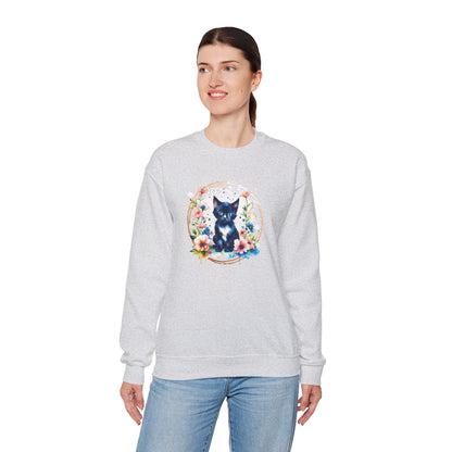 Black Kitten Unisex Heavy Blend™ Crewneck Sweatshirt